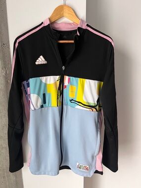 🔥CLEAROUT🔥 Adidas Love Unites Jacket Size L Full Zip Streetwear